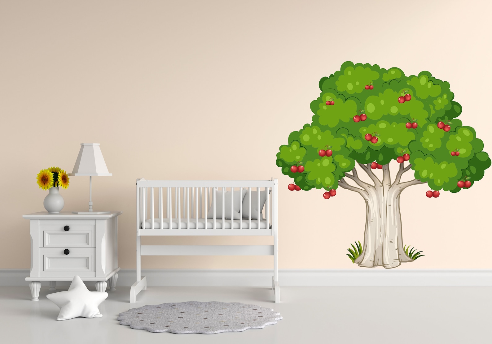 Tree Wall Decal Colorful Tree Wall Stickers Living Room Tree Vinyl