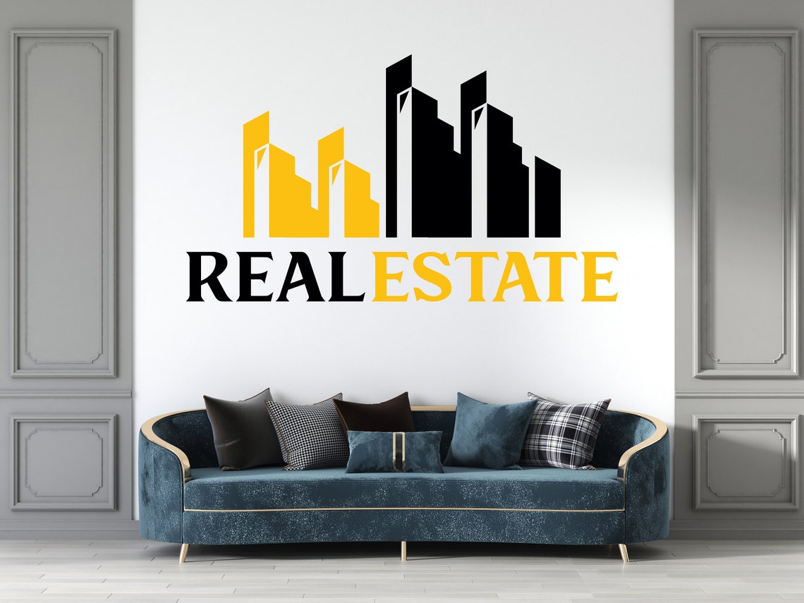 Real Estate Office Wall Decal Teamwork Quote Wall Sticker Office Decor