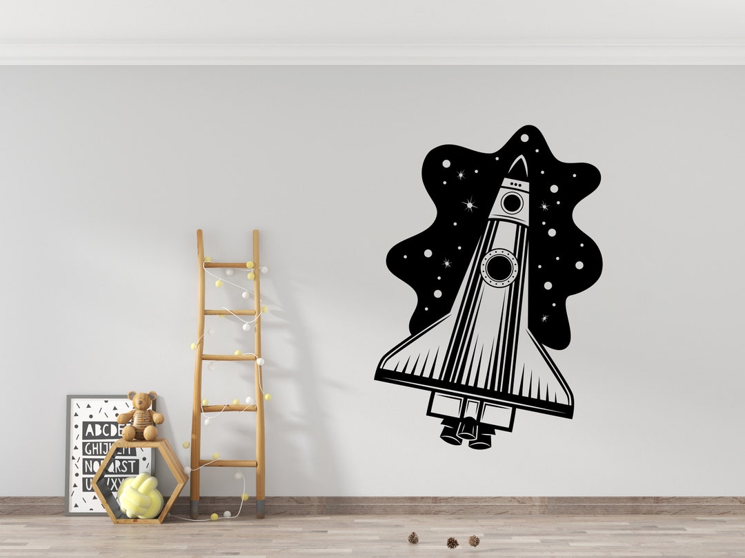 Wandtattoo Weltraum Thema - 3D Galaxie Aufkleber Für Kinderzimmer & Jugendzimmer