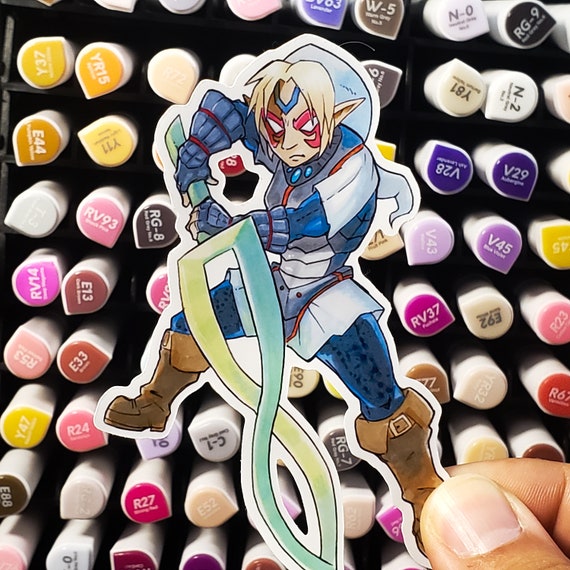 Legend of Zelda: Majoras Mask Fierce Deity Link Vinyl Sticker - Etsy