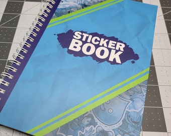 Reusable Sticker Book, 50 Pages A5 (CRF Blue)