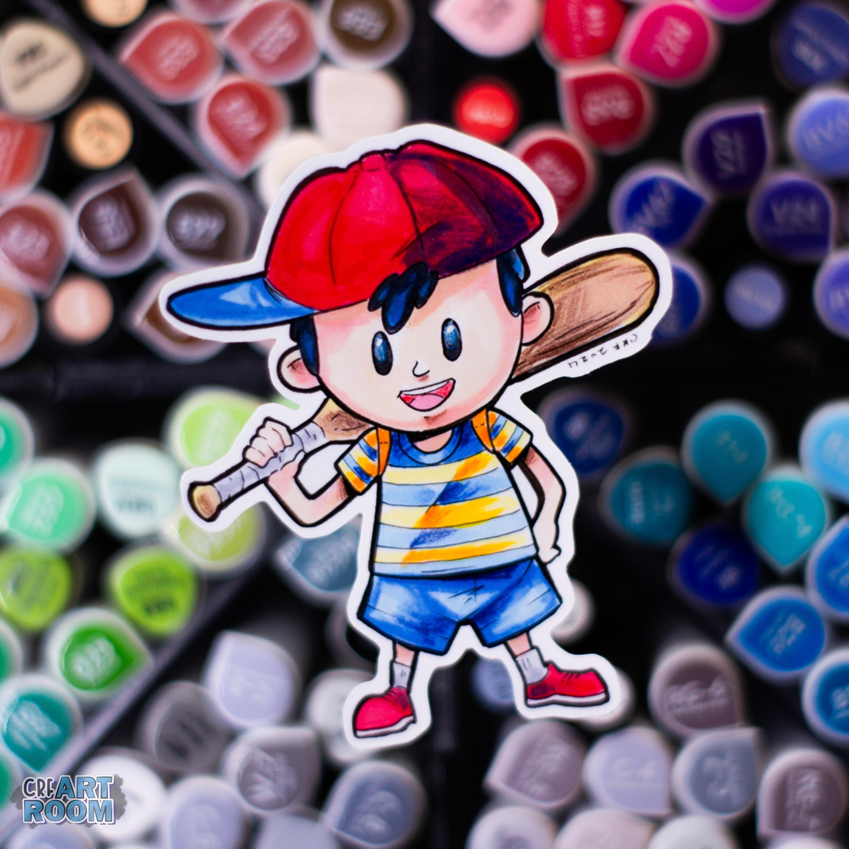Earthbound: Ness Vinyl Sticker - Etsy