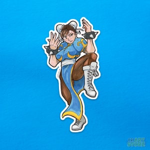 Street Fighter: Chun Li Aufkleber