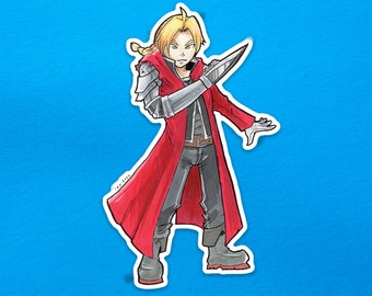 Full Metal Alchemist : Edward Elric Anime Autocollant vinyle