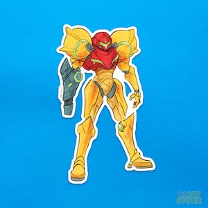 Metroid: Samus Metroid II Samus Returns Varia Suit Vinyl Sticker