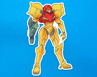 Metroid: Samus Metroid II Samus Returns Varia Suit Vinyl Sticker