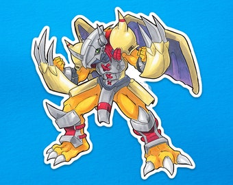 Digimon: Wargreymon Vinyl Sticker