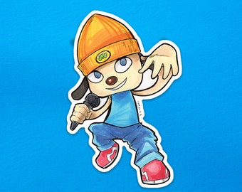 PaRappa the Rapper: PaRappa Vinyl Sticker