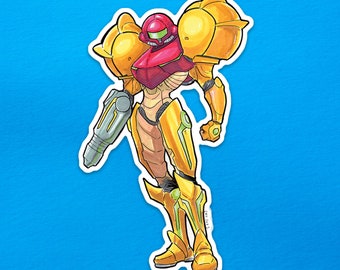 Metroid Prime: Samus Varia Suit Vinyl Sticker