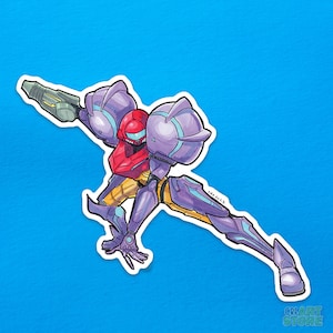 Metroid Prime: Samus Gravity Suit Vinyl Sticker