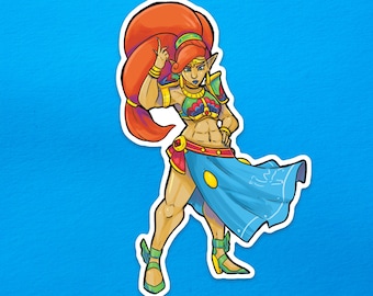 Legend of Zelda: Champion Urbosa Breath of the Wild Vinyl Sticker