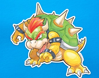 Super Mario Bros. Bowser Vinyl Sticker