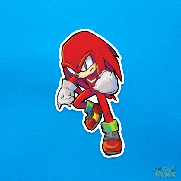 Sonic: Knuckles Vinyl Sticker