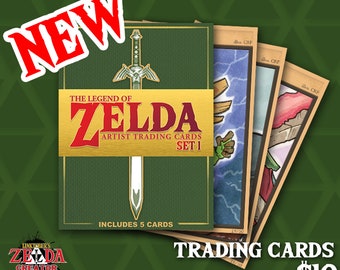 Zelda Artist Trading Card Pack - 5 Random Trading Cards
