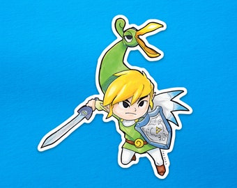 Legend of Zelda: Link Minish Cap ver. Vinyl Sticker
