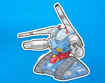 Gundam: Guntank Vinyl Sticker