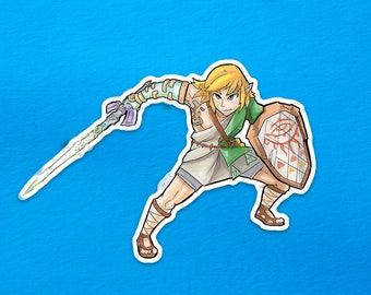 Legend of Zelda: Link Tears Of The Kingdom Vinyl Sticker