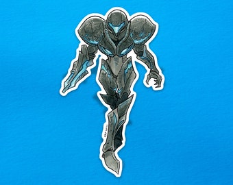 Metroid: Dark Samus Vinyl Sticker