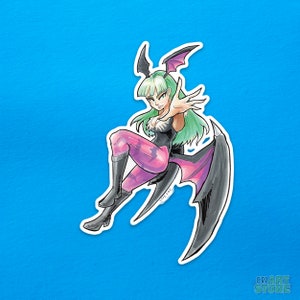 Darkstalkers: Morrigan Vinyl Sticker