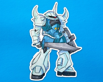 Gundam: Gouf Custom Gundam Vinyl Sticker