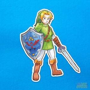 Legend of Zelda: Link OOT Vinyl-Aufkleber