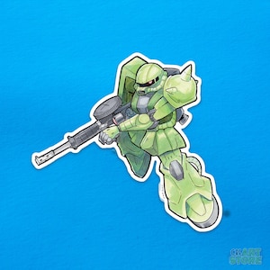 Gundam: Zaku II Vinyl Sticker