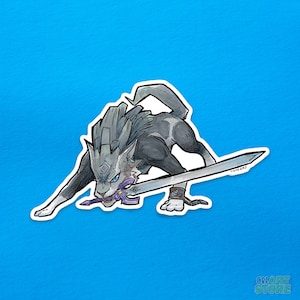 Legend of Zelda: Wolf Link Twilight Princess Vinyl Sticker