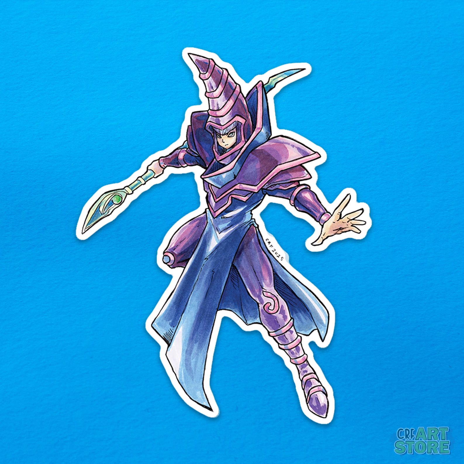 YGO: Dark Spellcasters Vinyl Sticker Set - Etsy