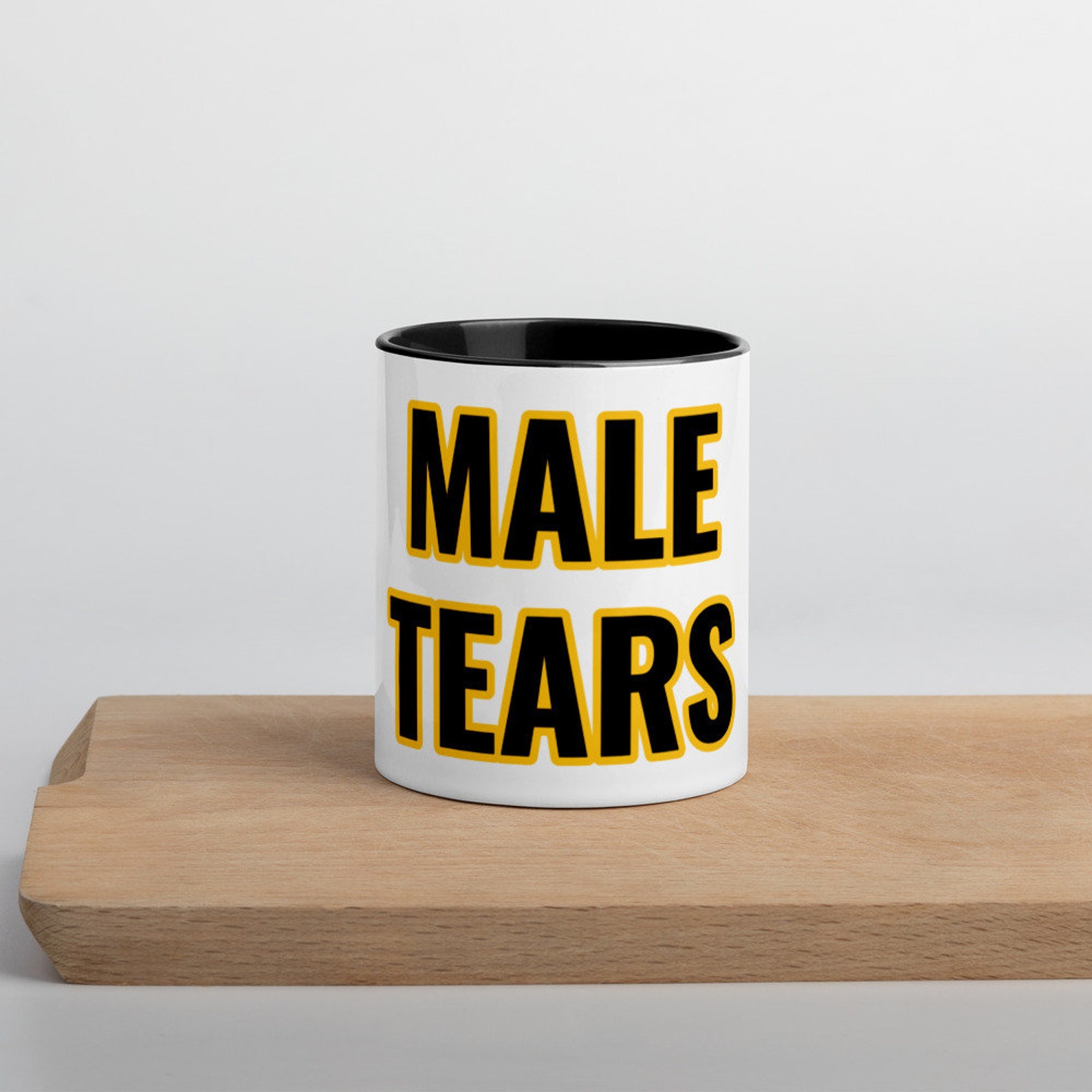 Male Tears Mug With Color Inside Etsy UK