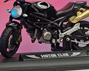 Personalized Alloy Motorcycle Model Toy – Personalized Plate, Great Gift Idea