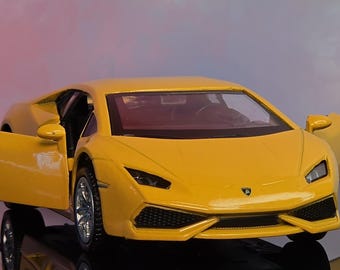 Lamborghini Huracan Toy Car - Custom Number Plate - Diecast Model