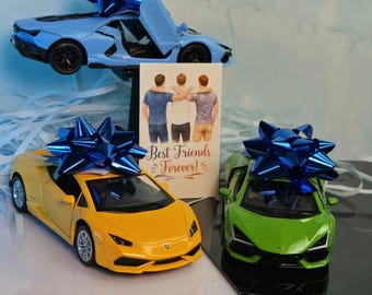 Personalized Lamborghini Toy Cars Set – Custom Number Plates, Diecast 1:36 Scale Bundle