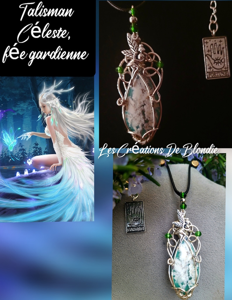 Agate Fairy Talisman Necklace