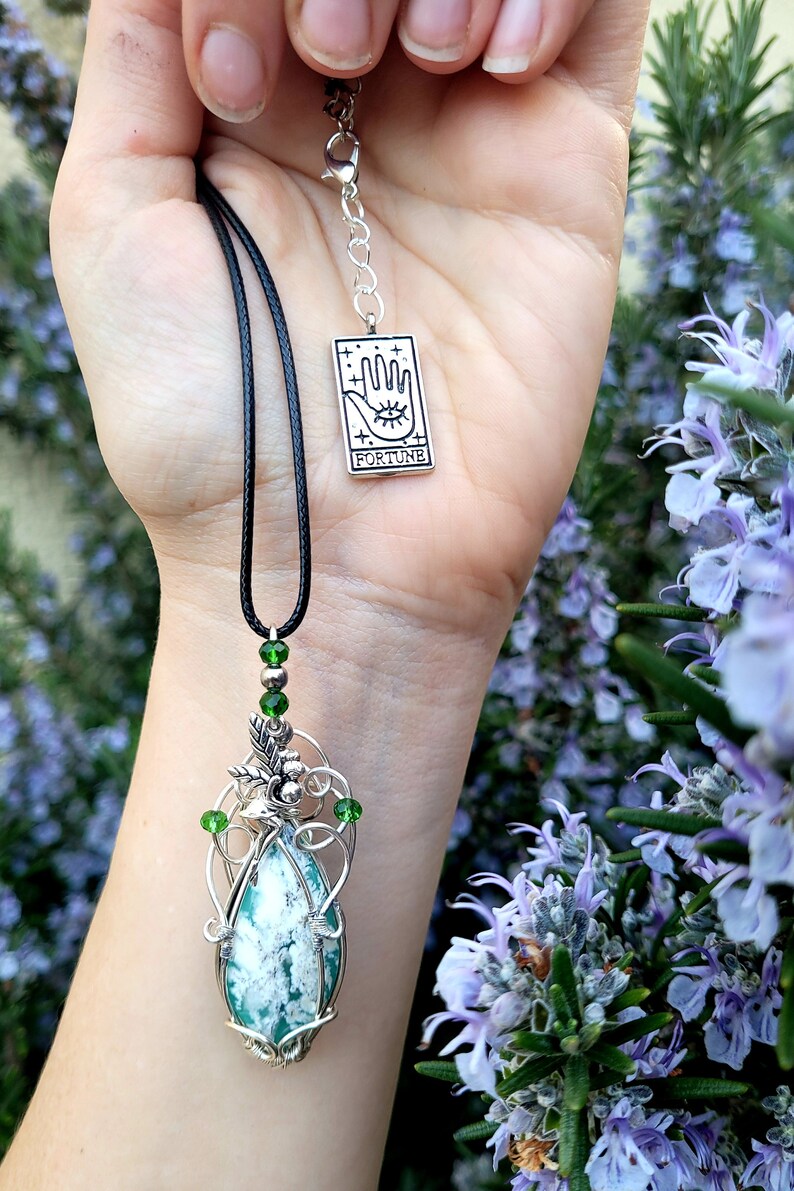 Agate Fairy Talisman Necklace