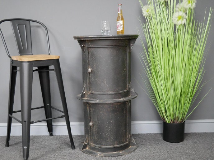 Industrie Schrank Großes Ende Tisch Home Mini Bar Getränke | Etsy