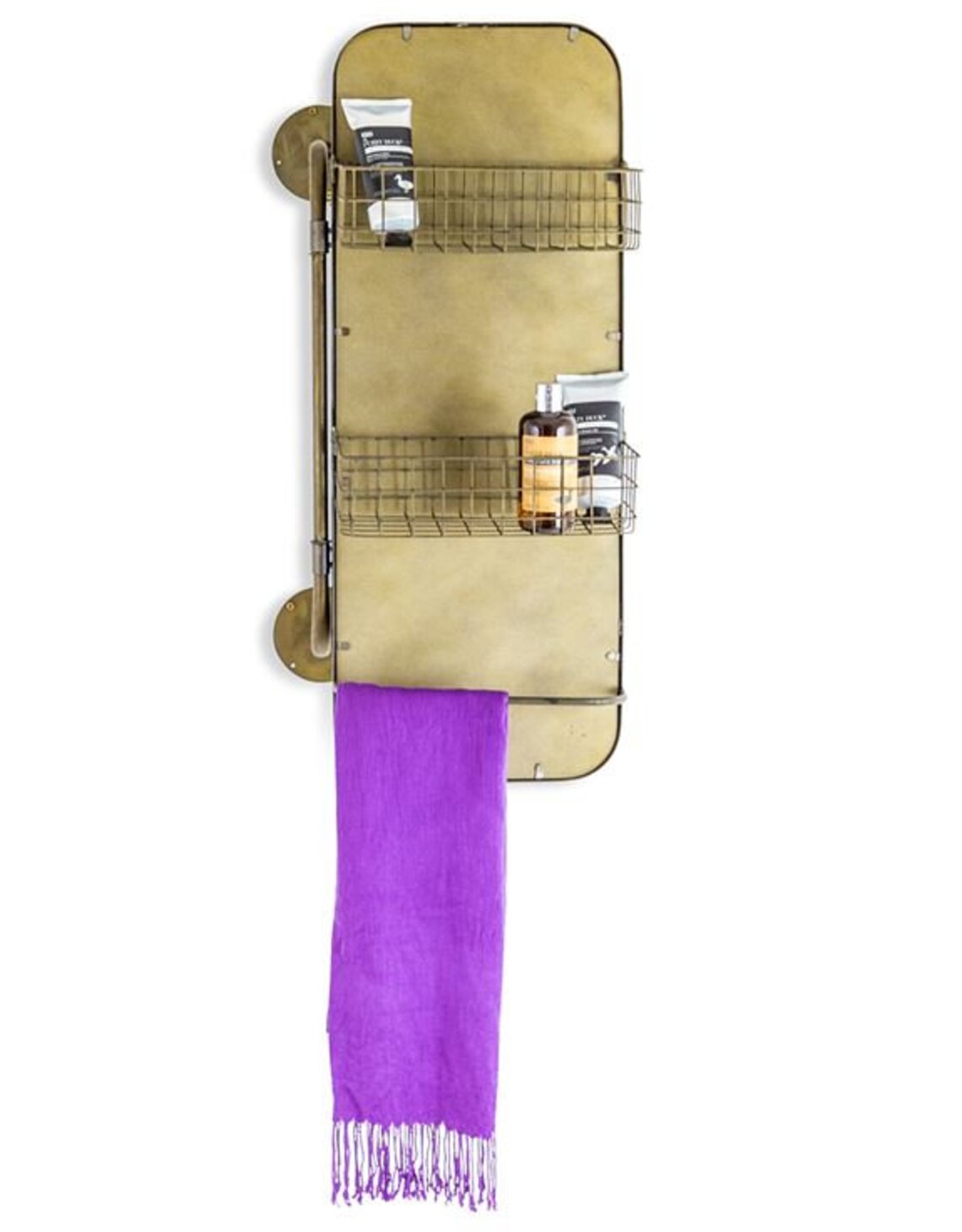 Vintage Storage Mirror Bathroom Large Swivel Vanity Etsy UK