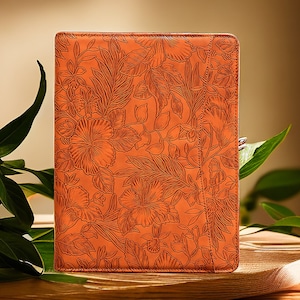 Personalized Crazy Horse Leather Portfolio, Leather Padfolio, Groomsmen Gifts - Wedding Party Gift - Best Man Gift - 3 Ring Binder