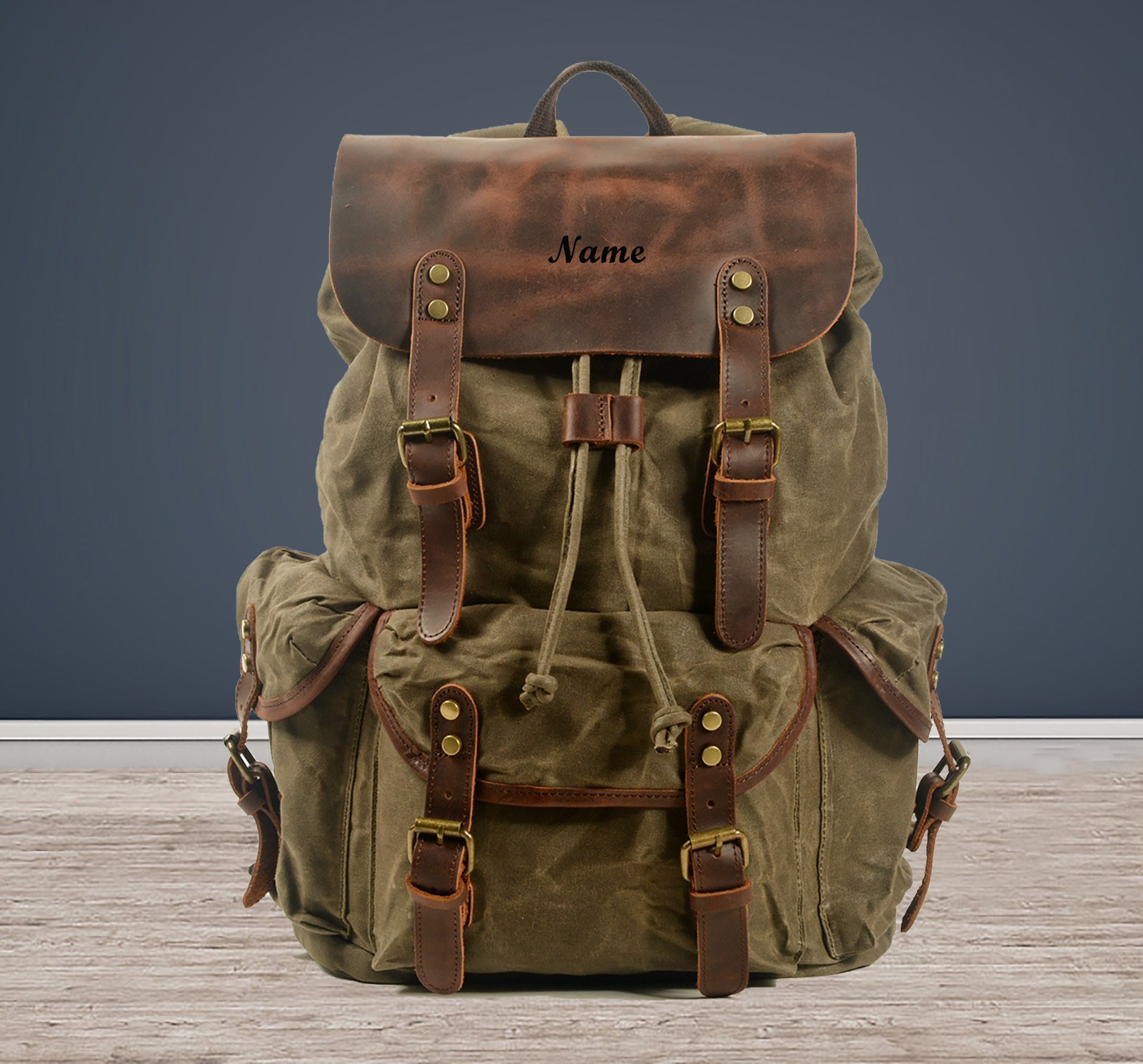 Retro Canvas Backpack