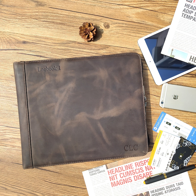 Pilot Log Book Cover - Etsy
