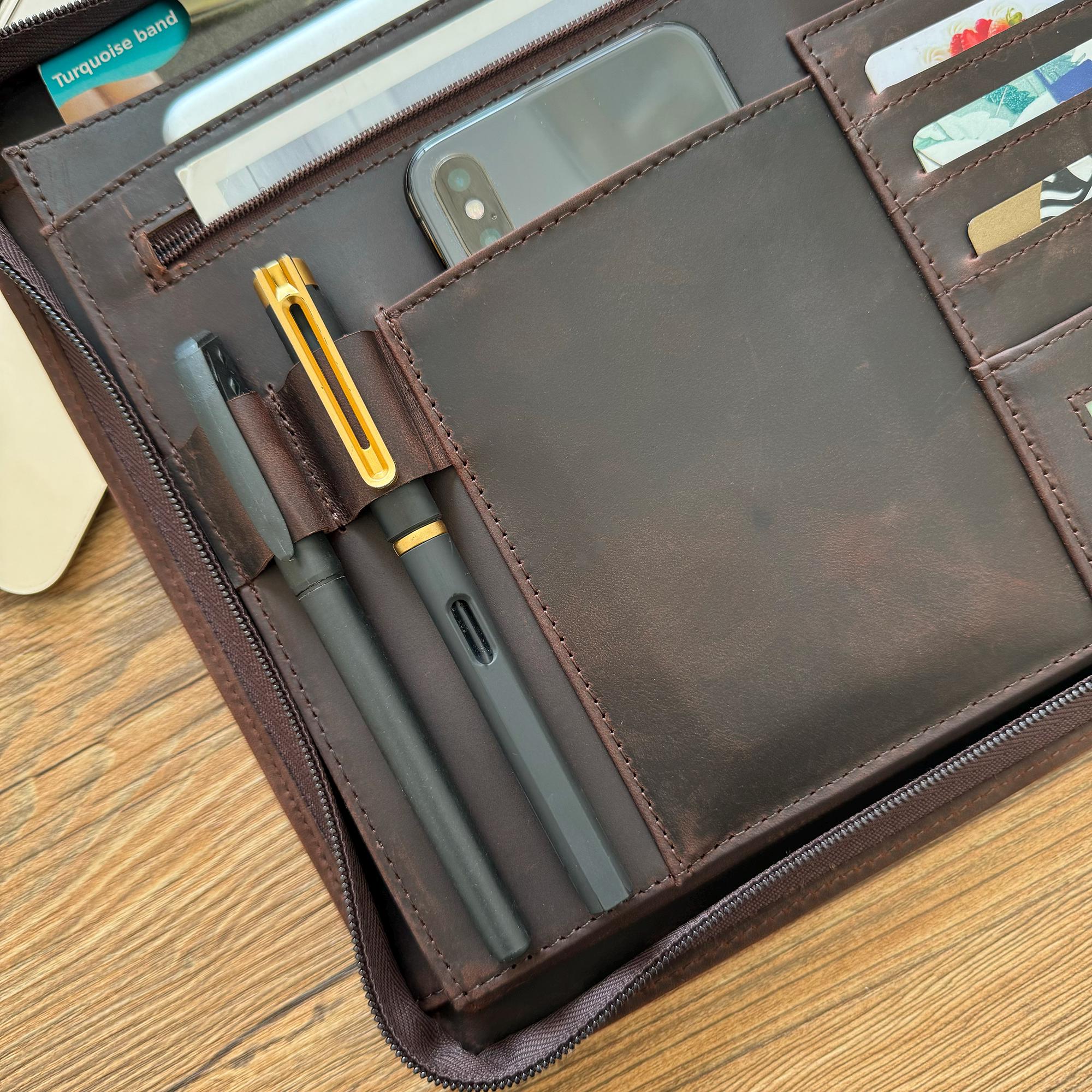 Custom 3 Ring Check Book Binder, Leather Check Book Cover for 3 Ring or ...