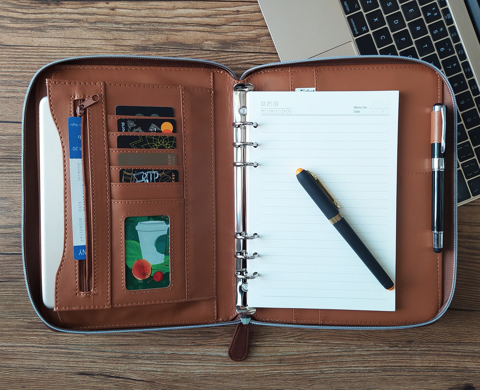 Personalized A5 Refillable Vegan Leather Journal Diary - Etsy
