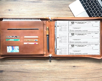Leather Binder Logbook, Pilots Log Book, Logbook Journal, Checkbook ...