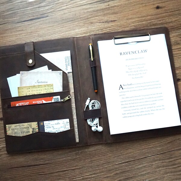 Leather Notepad Etsy