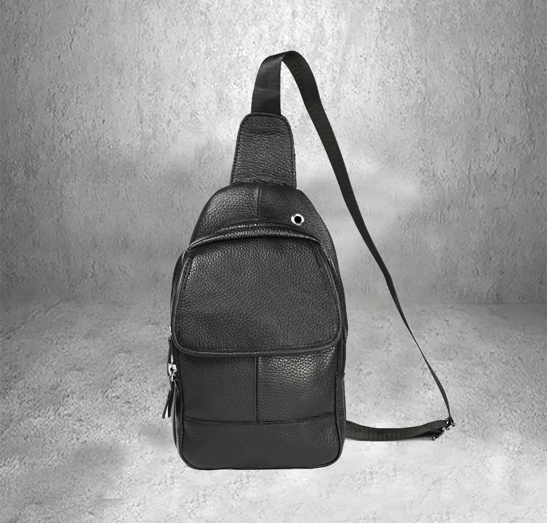 Leather Crossbody Men's Bag Men's Retro Shoulder Bag Etsy Canada