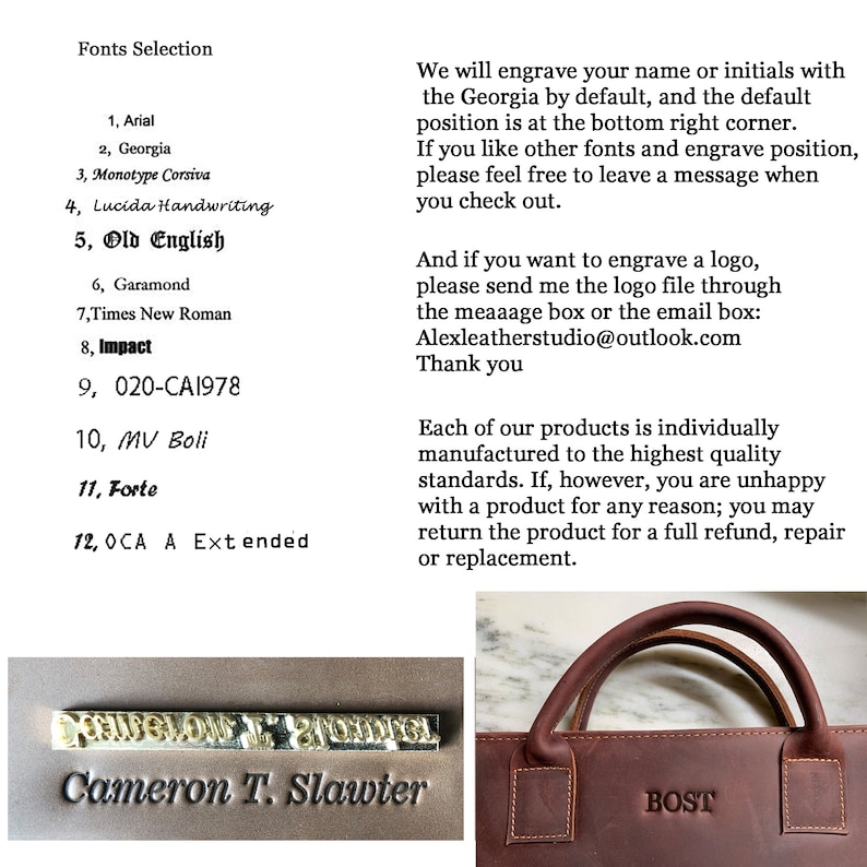 Custom 3 Ring Binder Leather Portfolio, 8.5x14 Legal Size Notepad Padfolio with Handle, 15 inch Laptop Case Women Men Business Organizer image 10