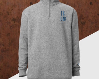 Embroidered T1D Dad Quarter Zip