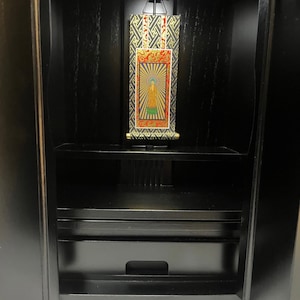 Japanese Butsudan Buddhist altar Compact Size Black/Brown/Moca/White color/LED light/With The Spirit of the Butsudan A Gentle Guide