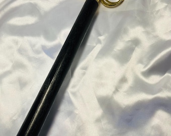 Buddhist Stick Monk staff Khakkhara Japanese Traditional SHAKUJO Japanese Buddhist Altar KUJAKU 147cm/59inches/cane is black or brown