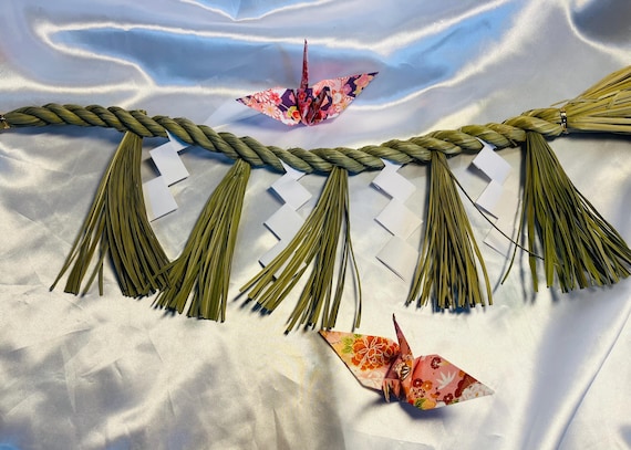 70cm Shimenawa | Japanese Sacred Rope for Home, Shrine, Doorway