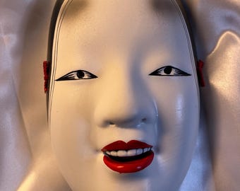 能面 木製 角付き 「一角仙人」 能面 木製 角付き 「一角仙人」 能面 一角仙人（いっかくせんに